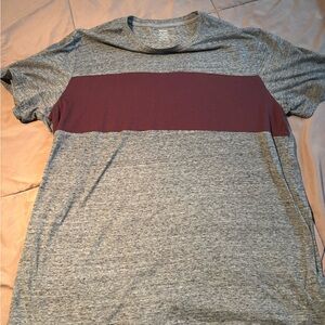 Old Navy Gray and Red Short Sleeve Tees